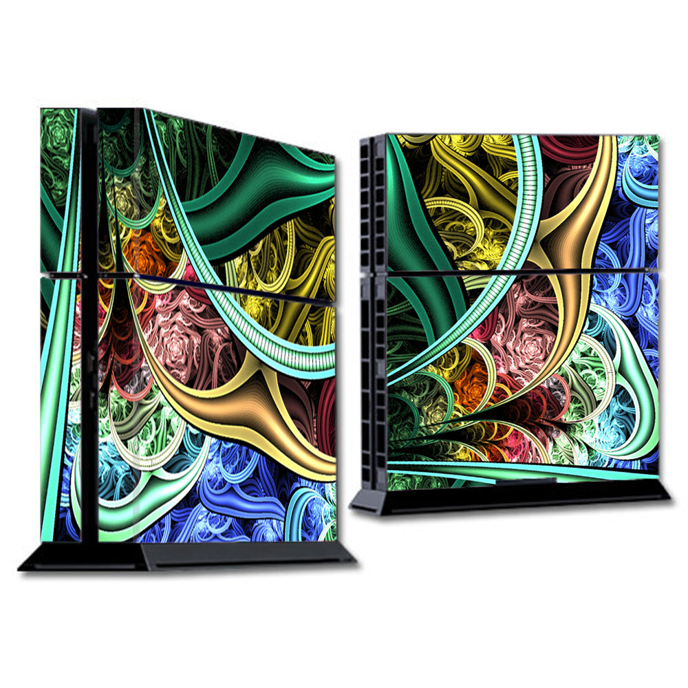  Bio Mechanical Metal Color Pattern Sony Playstation PS4 Skin