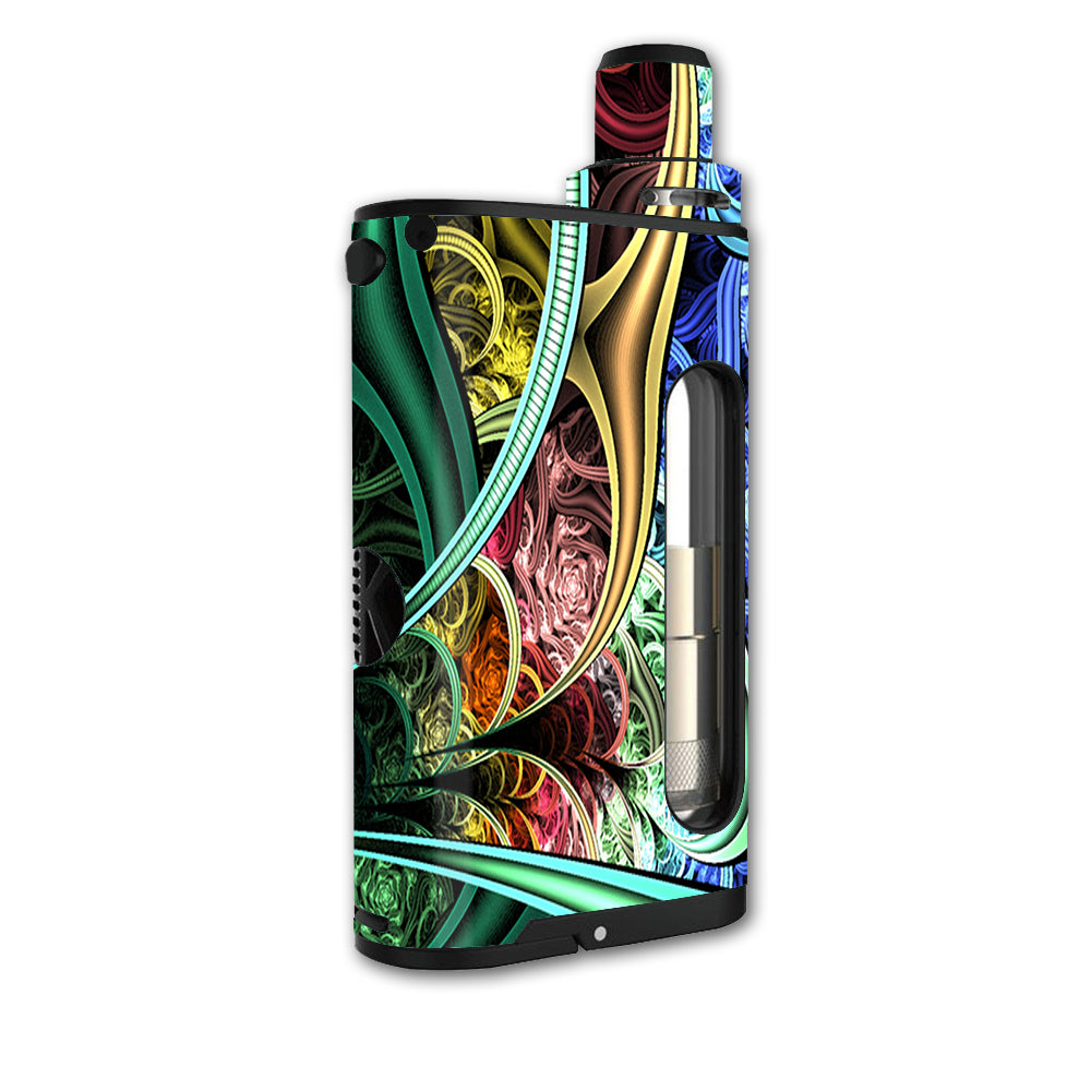  Bio Mechanical Metal Color Pattern Kangertech Cupti Skin