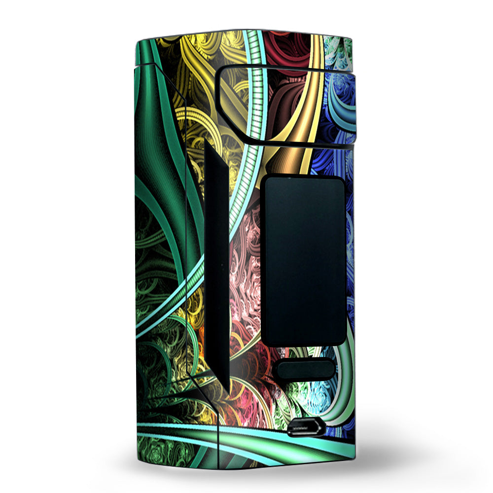  Bio Mechanical Metal Color Pattern Wismec RX2 20700 Skin