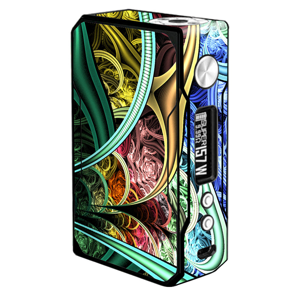  Bio Mechanical Metal Color Pattern Voopoo Drag 157w Skin