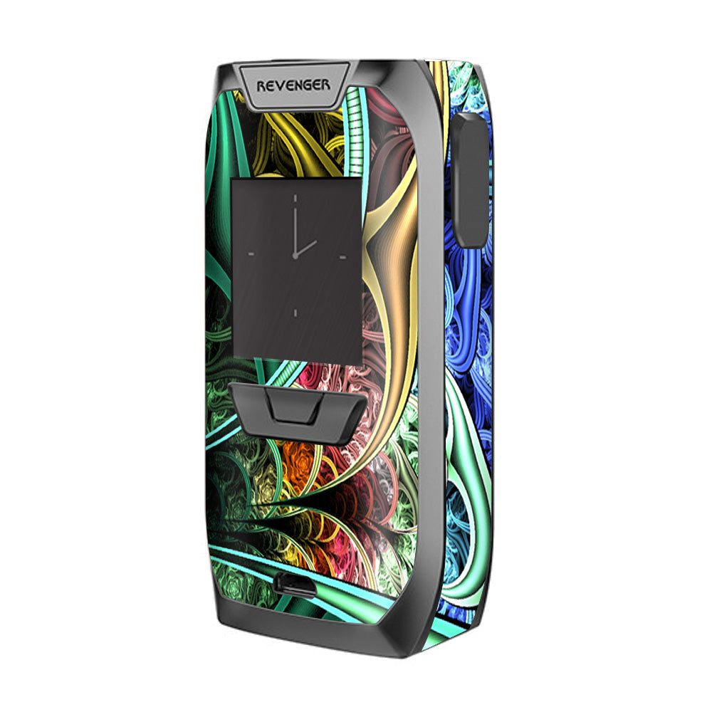  Bio Mechanical Metal Color Pattern Vaporesso Revenger Skin