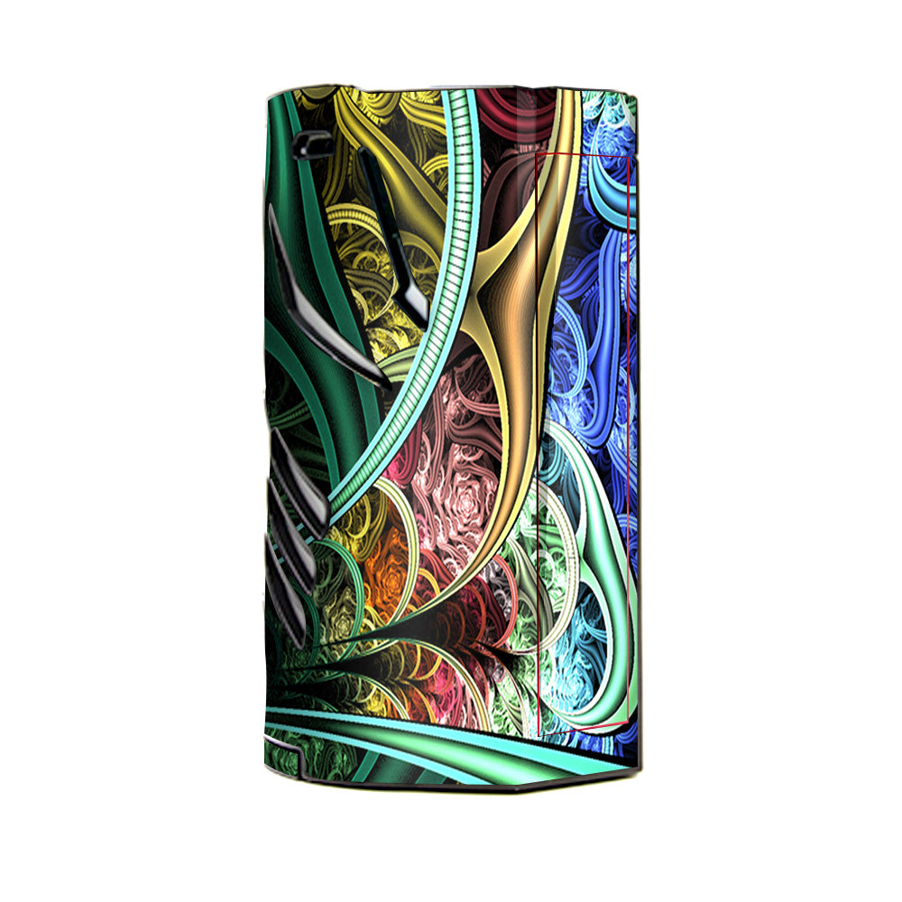  Bio Mechanical Metal Color Pattern T-Priv 3 Smok Skin