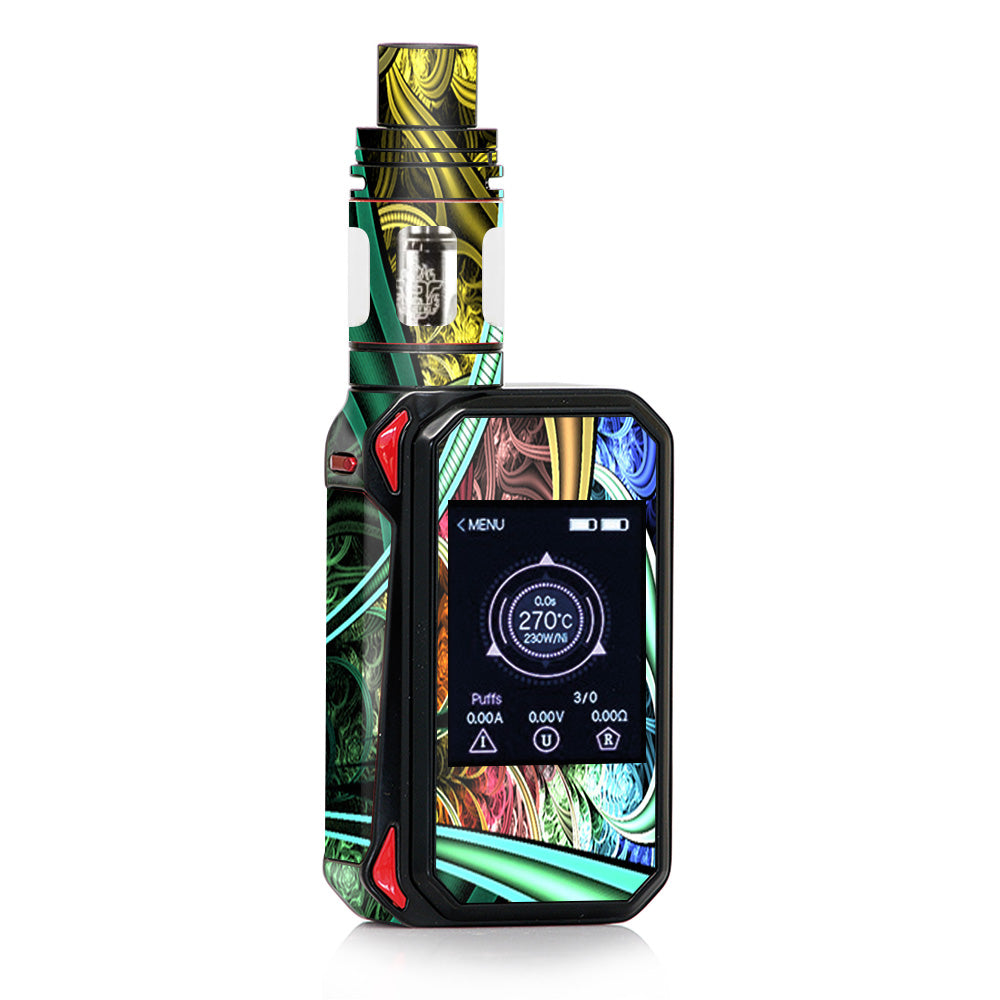  Bio Mechanical Metal Color Pattern Smok G-priv 2 Skin