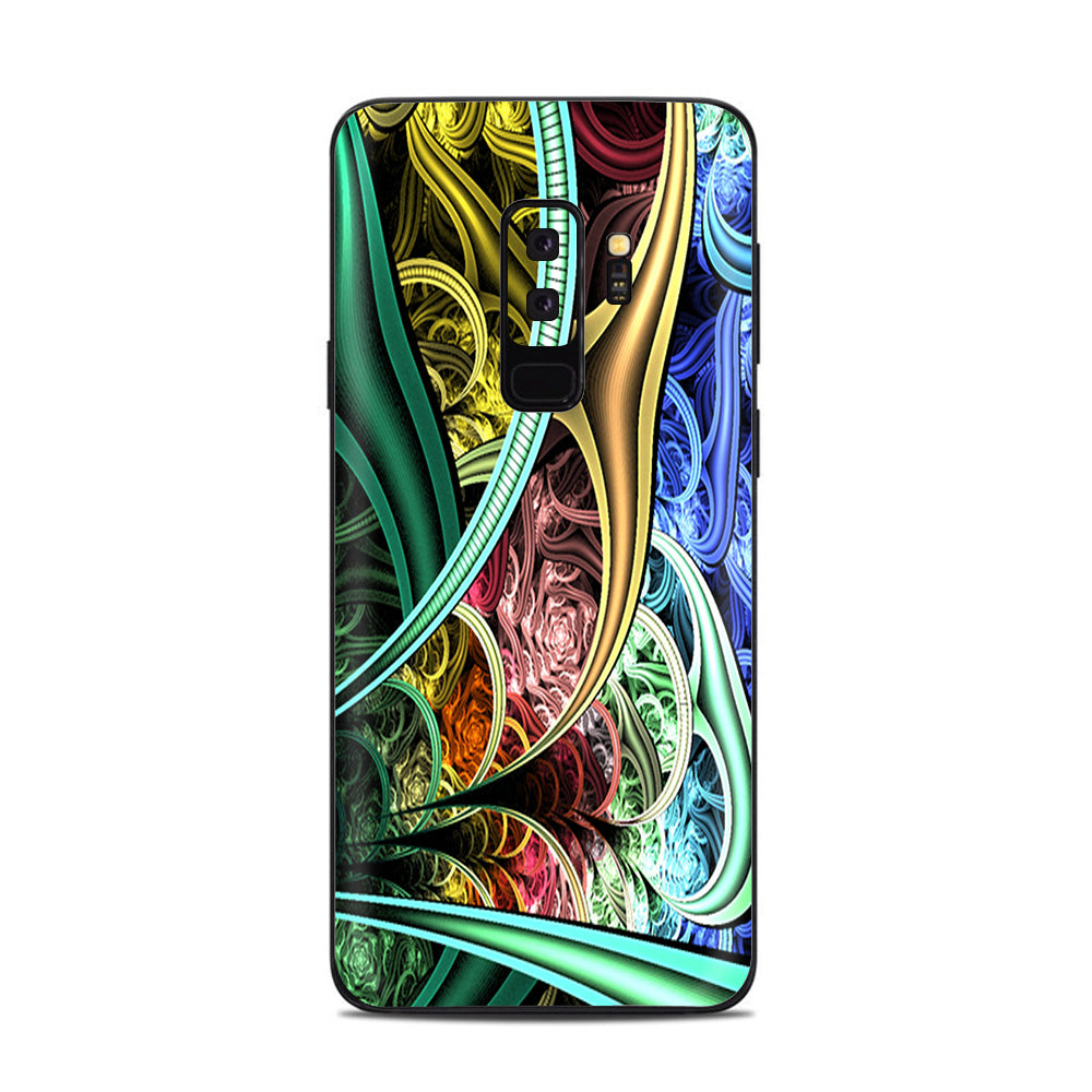  Bio Mechanical Metal Color Pattern Samsung Galaxy S9 Plus Skin