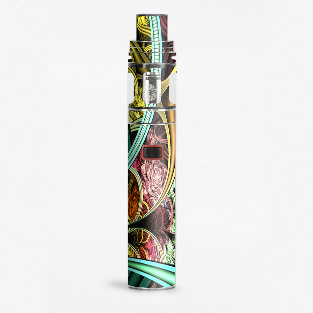  Bio Mechanical Metal Color Pattern Smok Stick X8 Skin