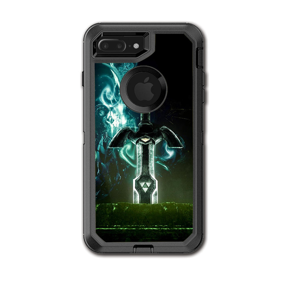  Master Sword Design Otterbox Defender iPhone 7+ Plus or iPhone 8+ Plus Skin
