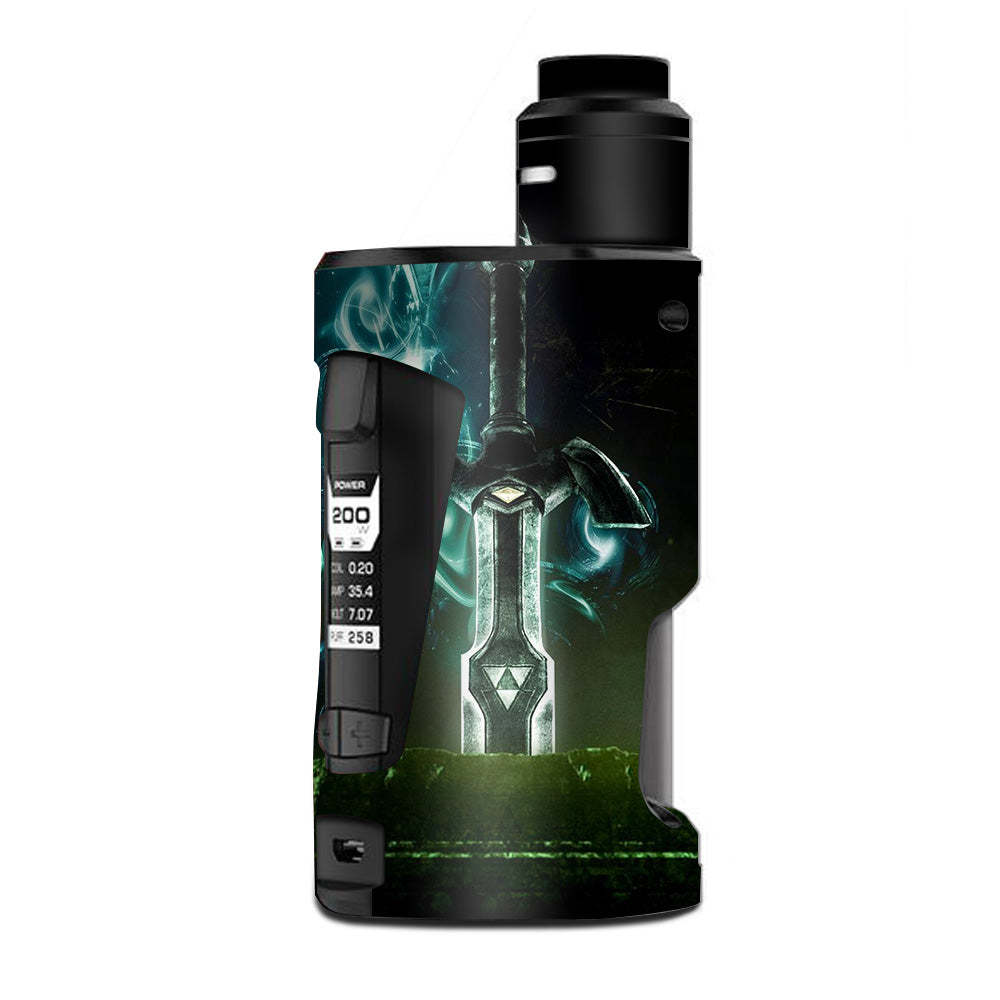 Skin Decal Vinyl Wrap for Geekvape GBox Squonk Kit 200W Vape Kit skins stickers cover/ Master Sword Design itsaskin.com Skin Decal Vinyl Wrap for Geekvape GBox Squonk Kit 200W Vape Kit skins stickers cover/ Master Sword Design itsaskin.com