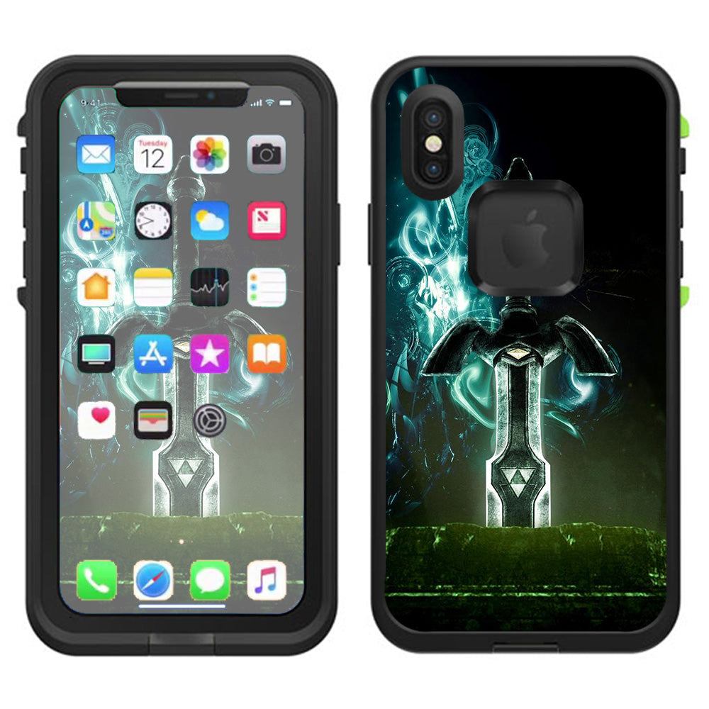  Master Sword Design Lifeproof Fre Case iPhone X Skin