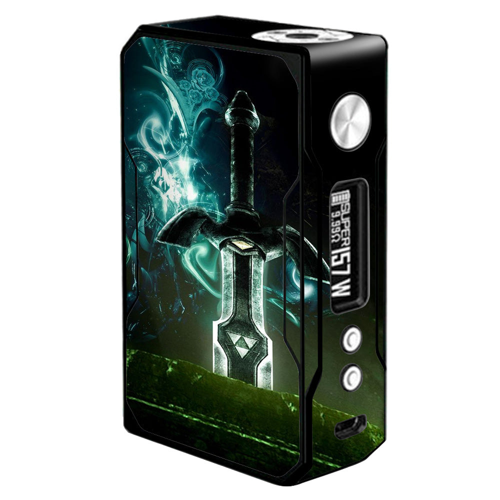 Skins Decals for Voopoo Drag 157W Vape Mod / Master Sword Design itsaskin.com Skins Decals for Voopoo Drag 157W Vape Mod / Master Sword Design itsaskin.com