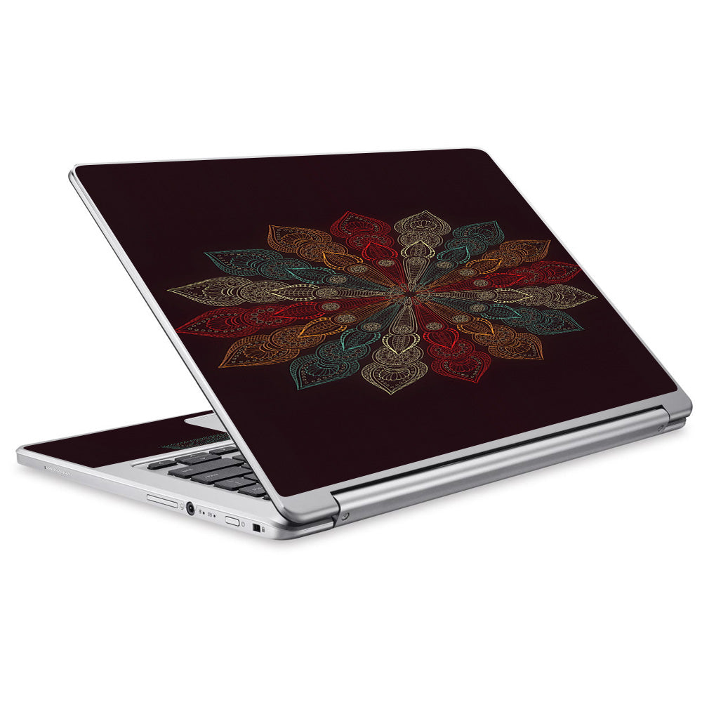  Mandala Flower Pattern Acer Chromebook R13 Skin