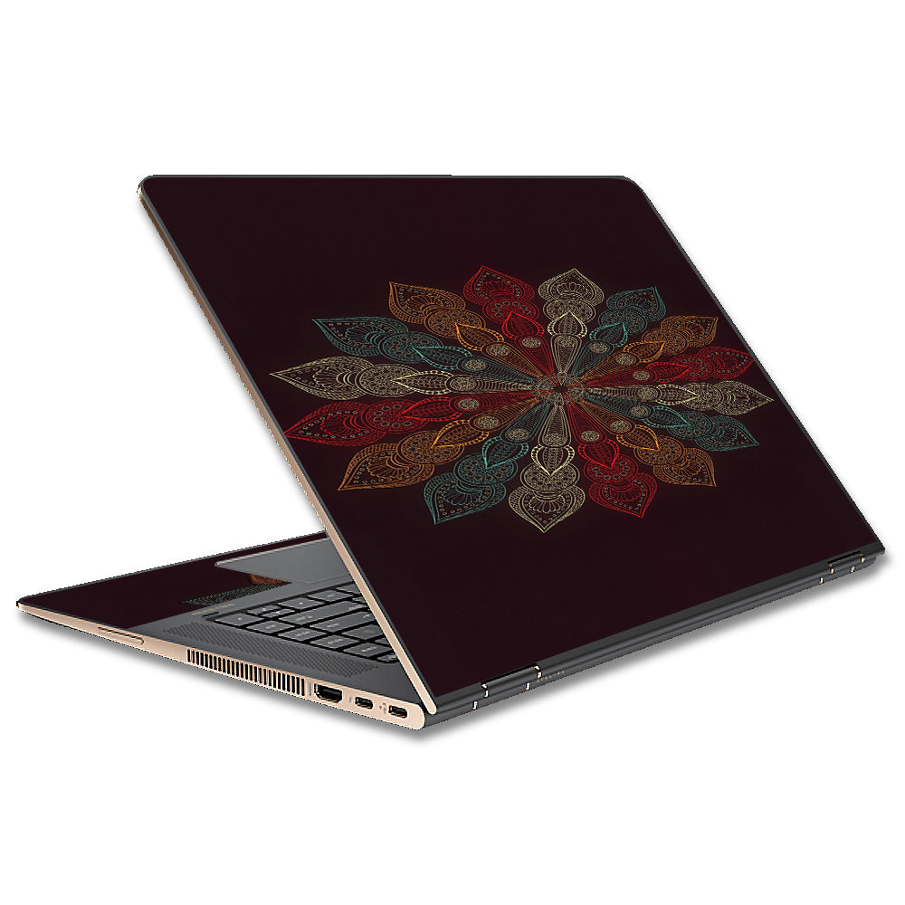 Mandala Flower Pattern HP Spectre x360 15t Skin
