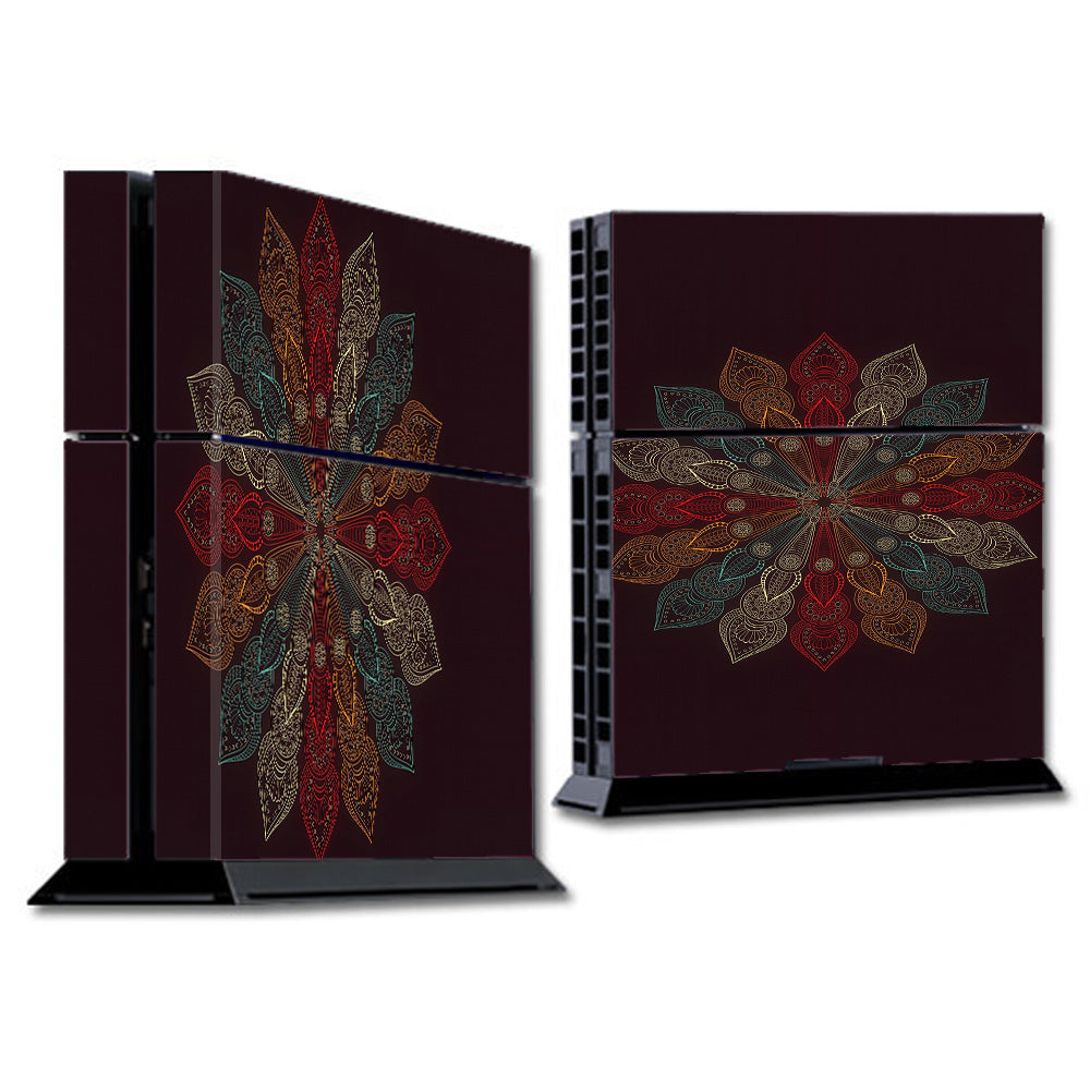  Mandala Flower Pattern Sony Playstation PS4 Skin