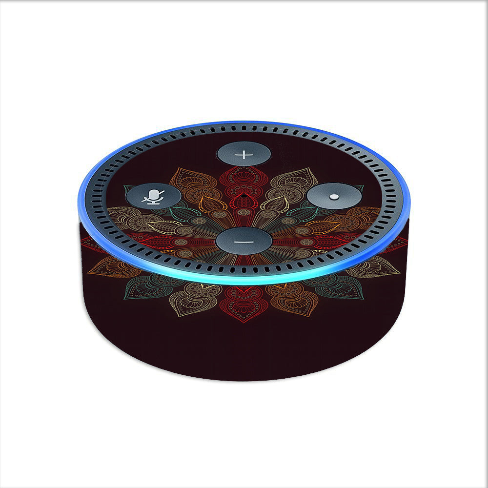  Mandala Flower Pattern Amazon Echo Dot 2nd Gen Skin