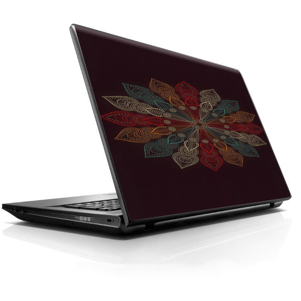  Mandala Flower Pattern Universal 13 to 16 inch wide laptop Skin