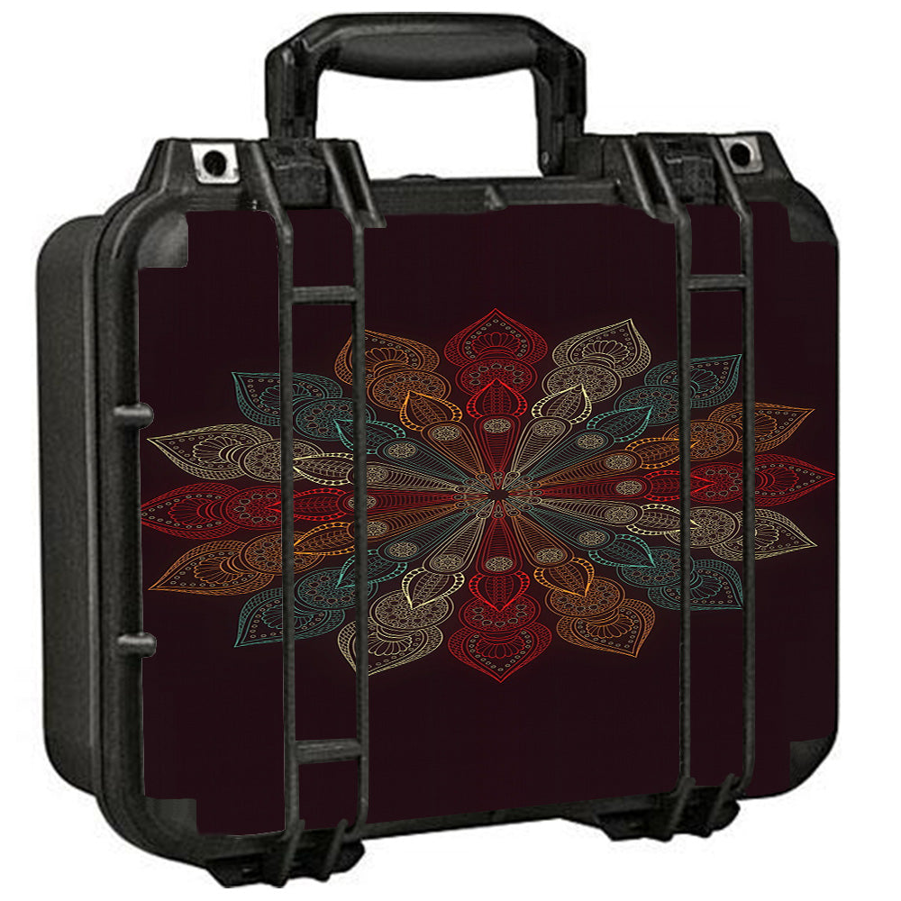  Mandala Flower Pattern Pelican Case 1400 Skin