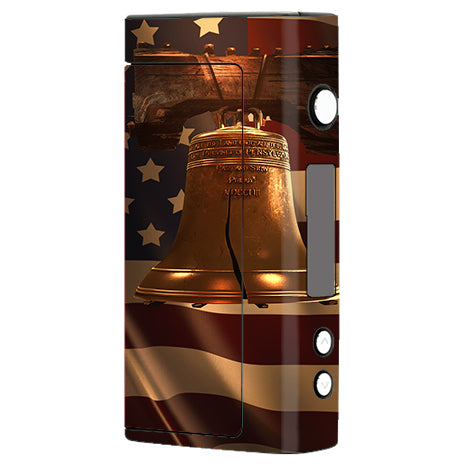  Liberty Bell And Flag Sigelei Fuchai 200W Skin