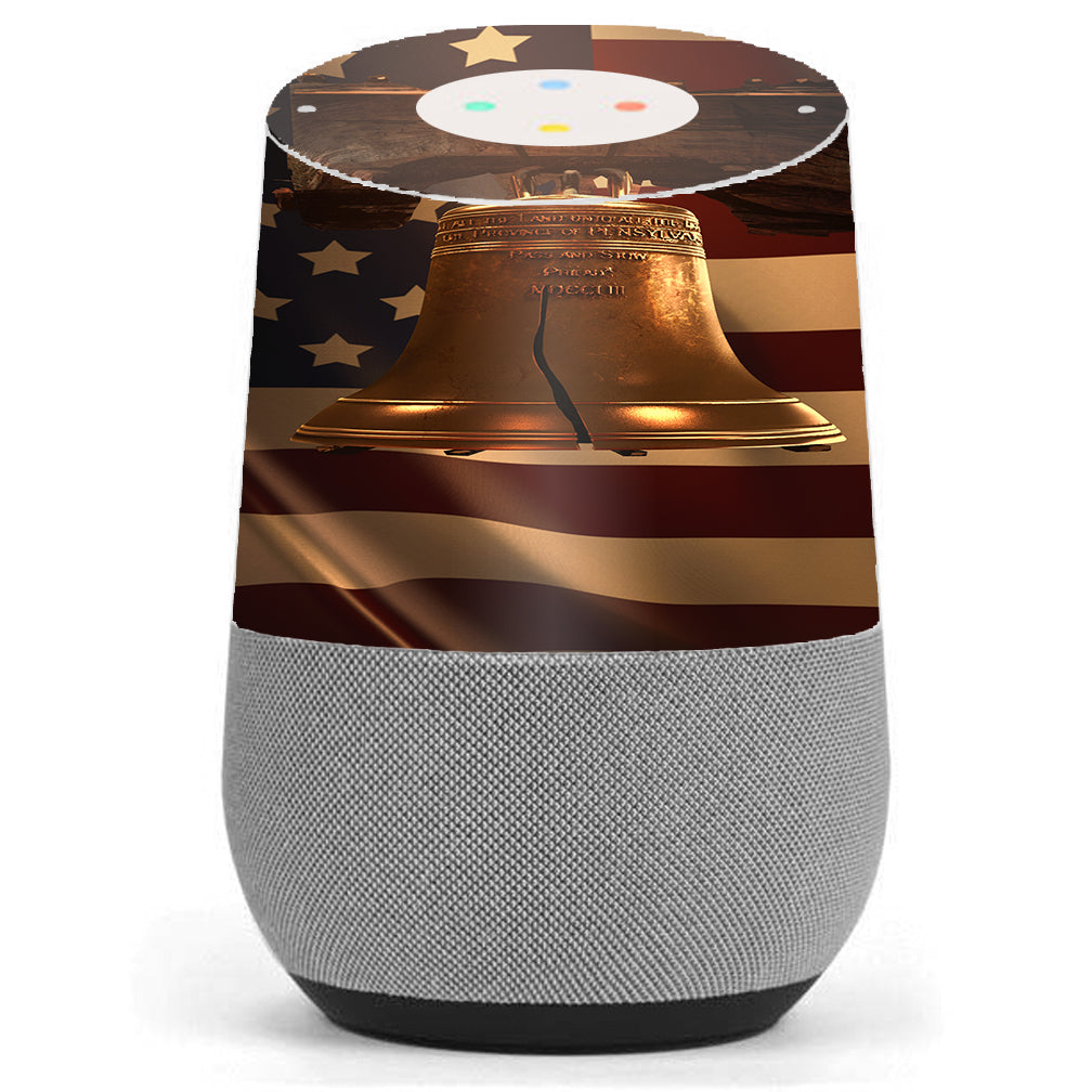  Liberty Bell And Flag Google Home Skin