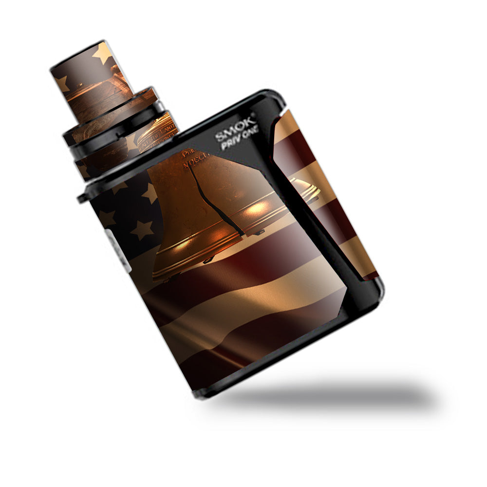  Liberty Bell And Flag Smok Priv One Skin