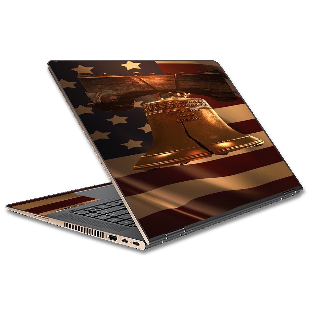  Liberty Bell And Flag HP Spectre x360 15t Skin