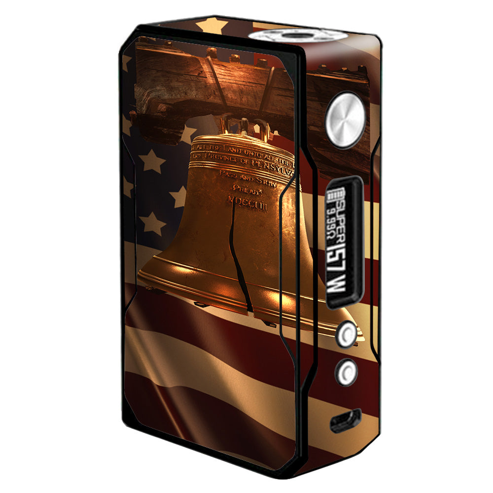  Liberty Bell And Flag Voopoo Drag 157w Skin