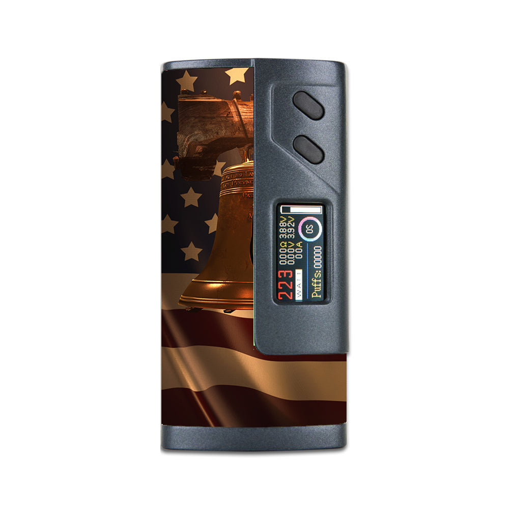  Liberty Bell And Flag Sigelei 213W Plus Skin