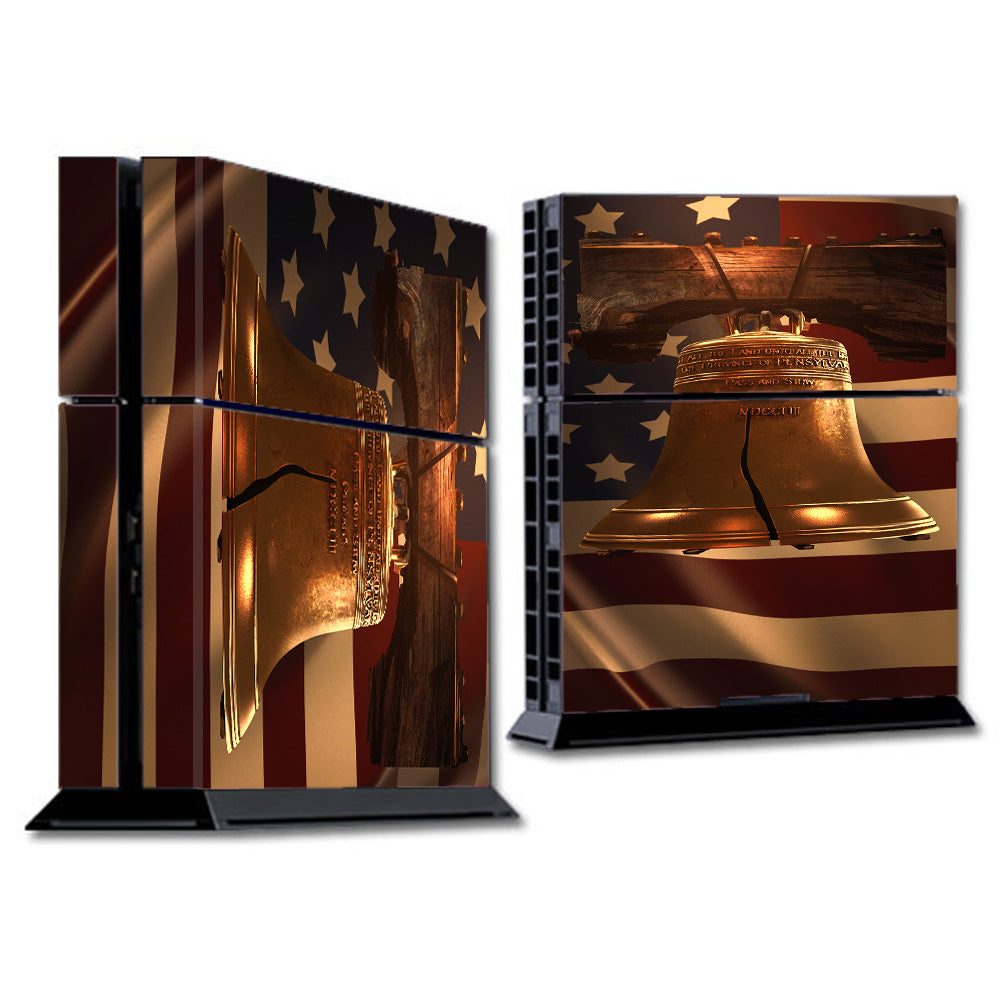  Liberty Bell And Flag Sony Playstation PS4 Skin