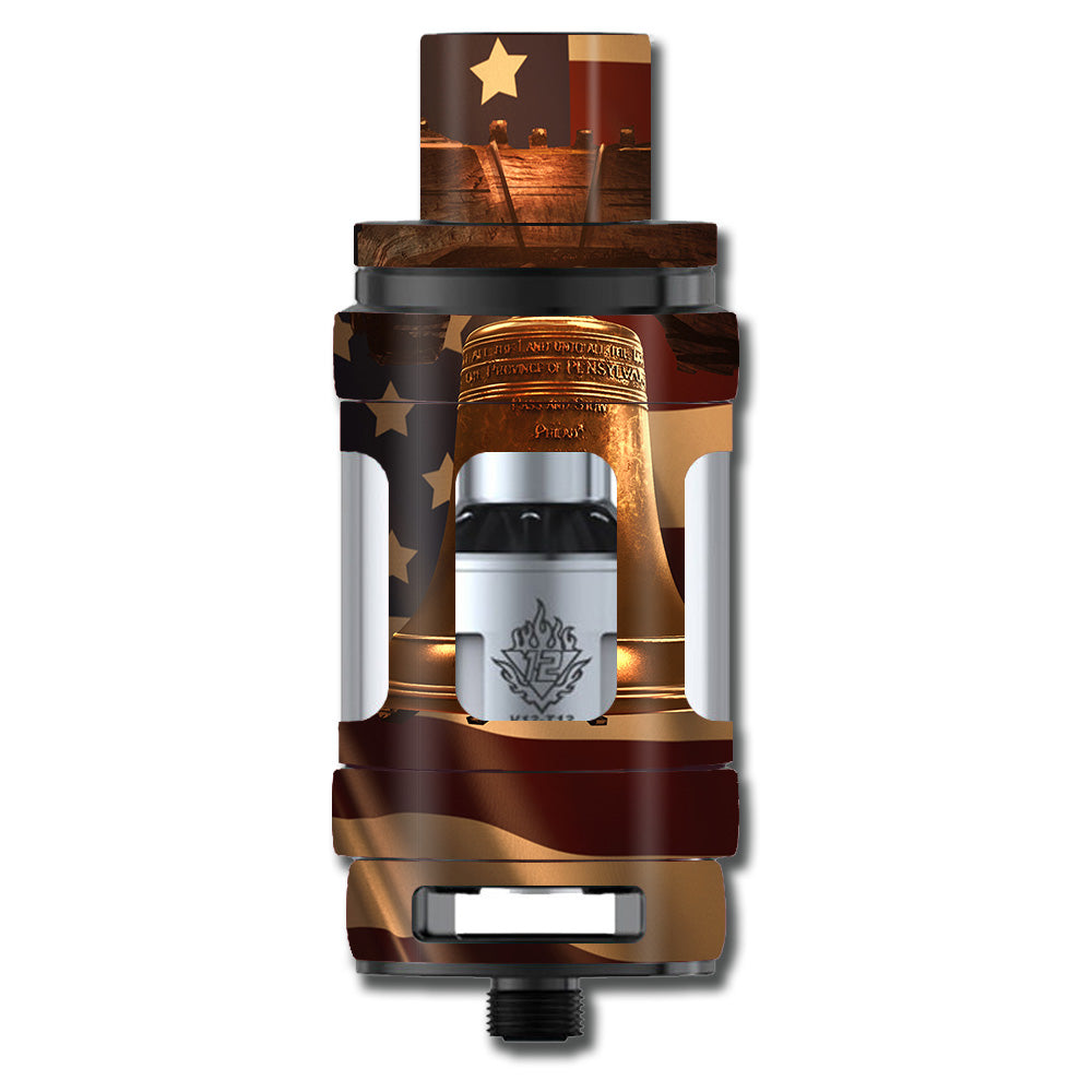  Liberty Bell And Flag Smok TFV12 Tank Skin