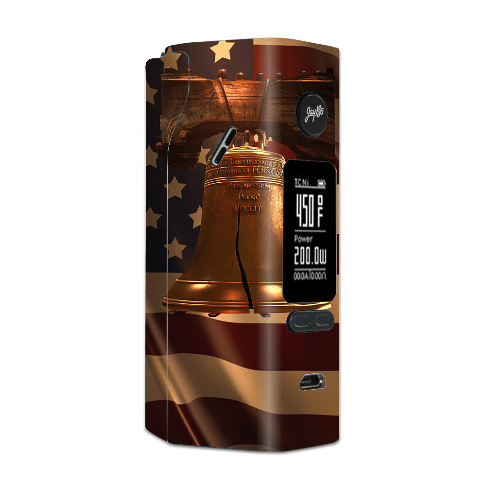  Liberty Bell And Flag Wismec Reuleaux RX 2/3 combo kit Skin