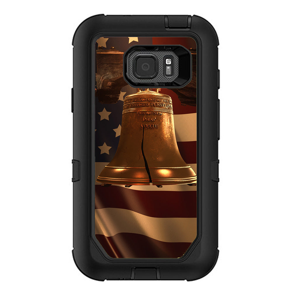  Liberty Bell And Flag Otterbox Defender Samsung Galaxy S7 Active Skin