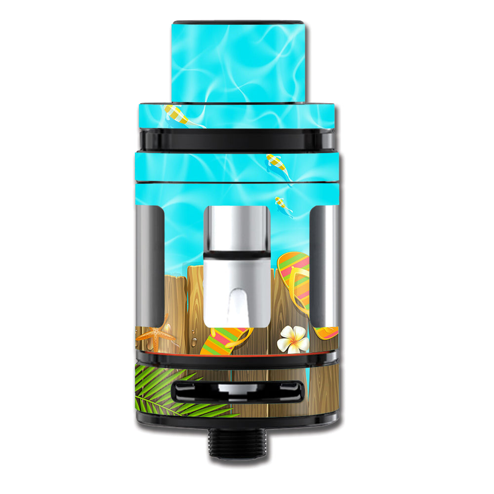  Flip Flops And Fish Summer Smok TFV8 Mini Big Baby Beast Skin