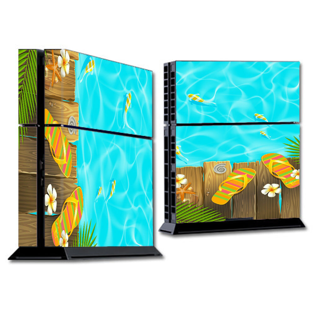  Flip Flops And Fish Summer Sony Playstation PS4 Skin