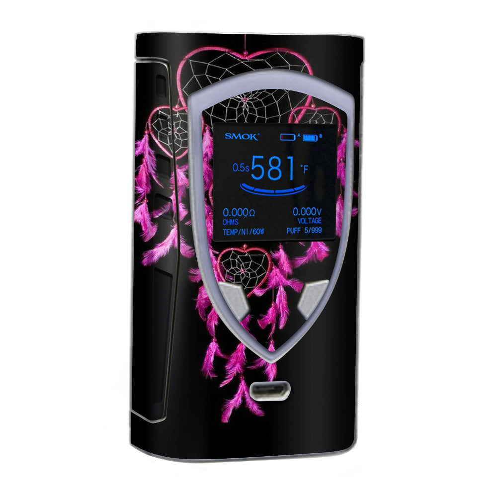  Heart Pink Feather Dream Catcher Smok ProColor Skin