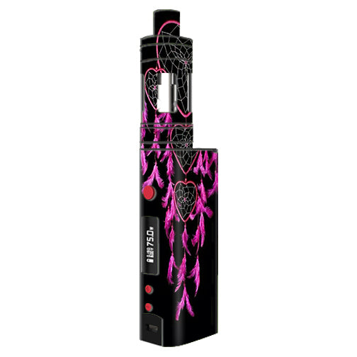  Heart Pink Feather Dream Catcher Kangertech Topbox mini Skin