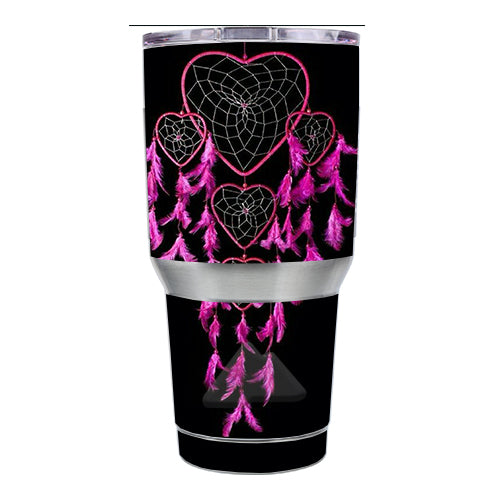  Heart Pink Feather Dream Catcher Ozark Trail 20oz Tumbler Skin