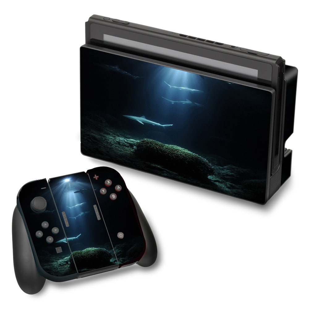  Under The Sea Sharks  Nintendo Switch Skin