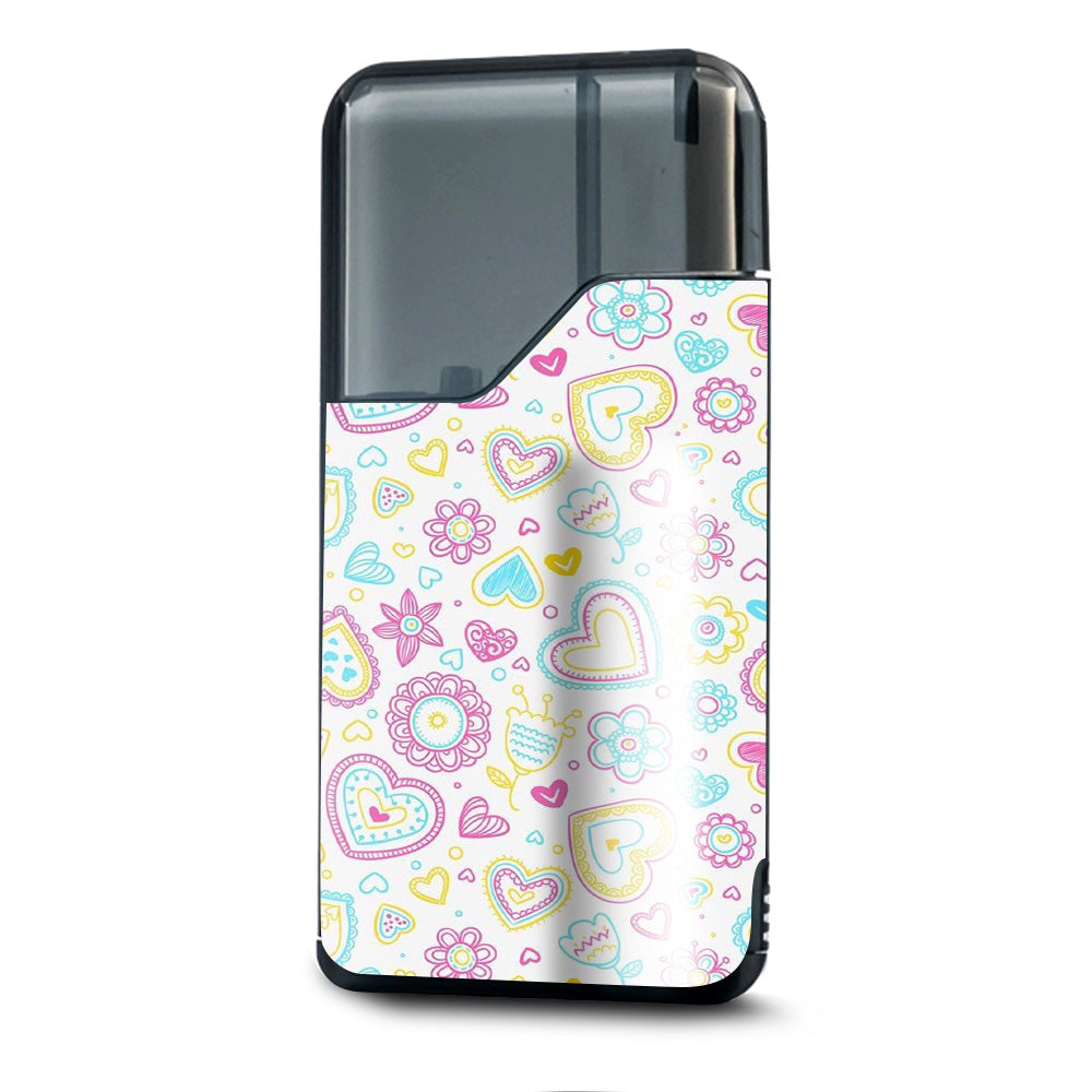  Hearts Doodles Shape Design Suorin Air Skin