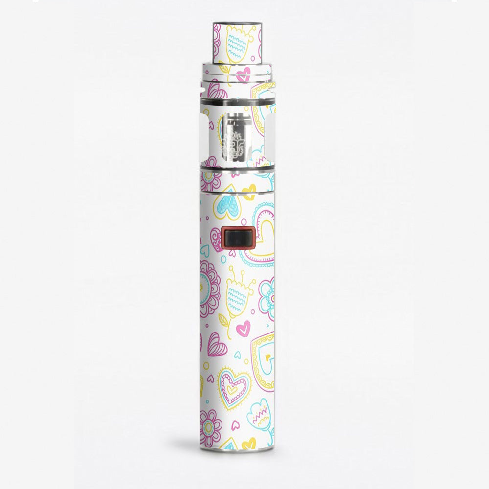 Hearts Doodles Shape Design Smok Stick X8 Skin