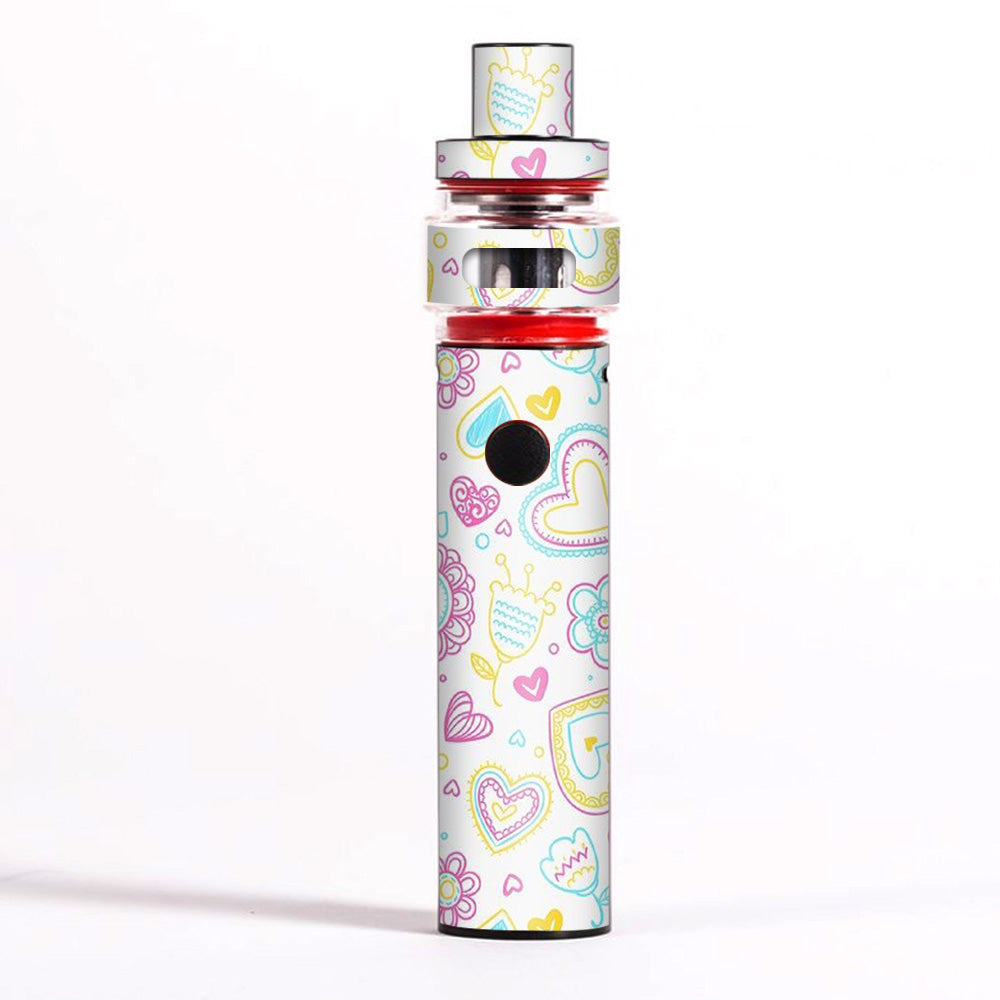  Hearts Doodles Shape Design Smok Pen 22 Light Edition Skin