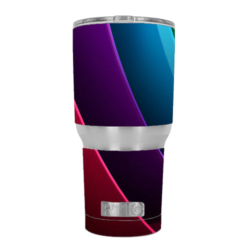  Abstract Colorful Panels RTIC 30oz Tumbler Skin