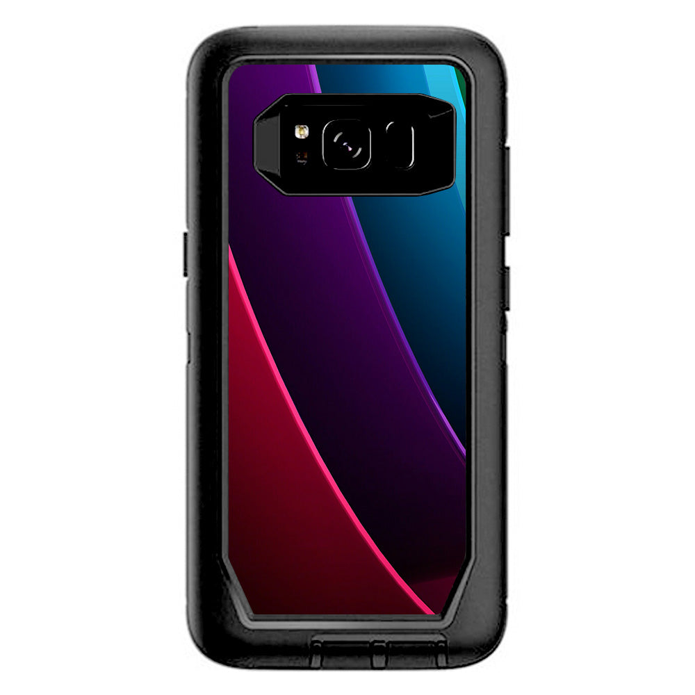  Abstract Colorful Panels Otterbox Defender Samsung Galaxy S8 Skin