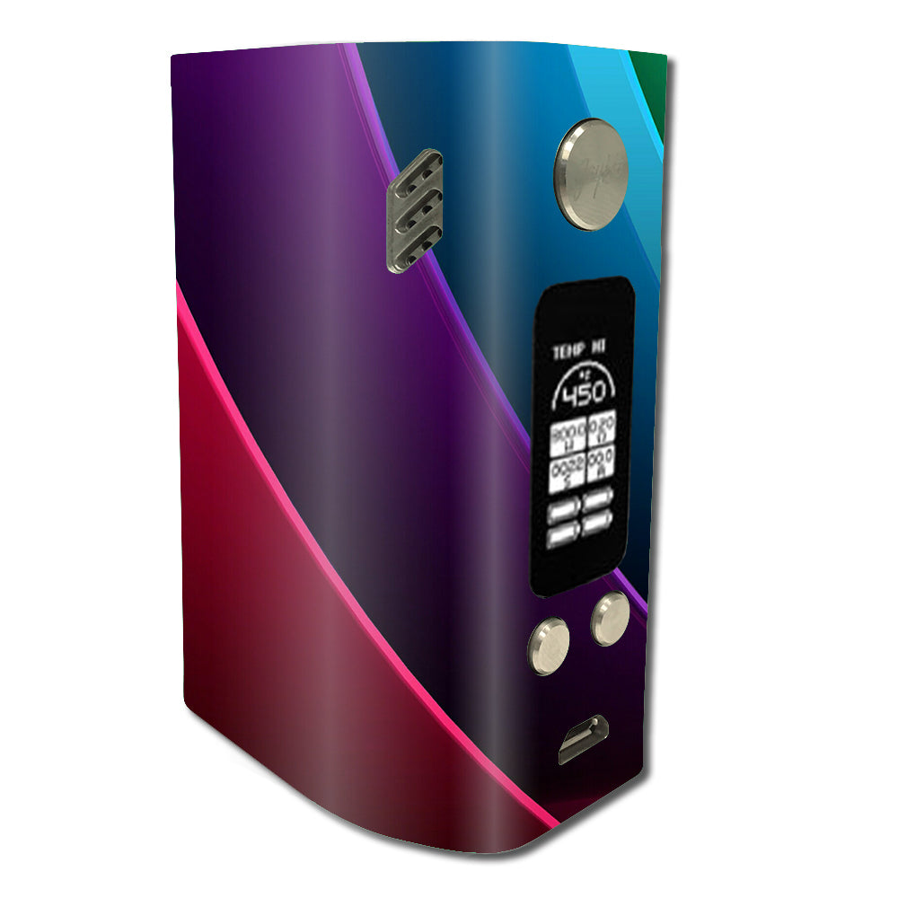  Abstract Colorful Panels Wismec Reuleaux RX300 Skin