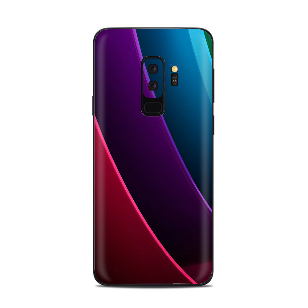  Abstract Colorful Panels Samsung Galaxy S9 Plus Skin