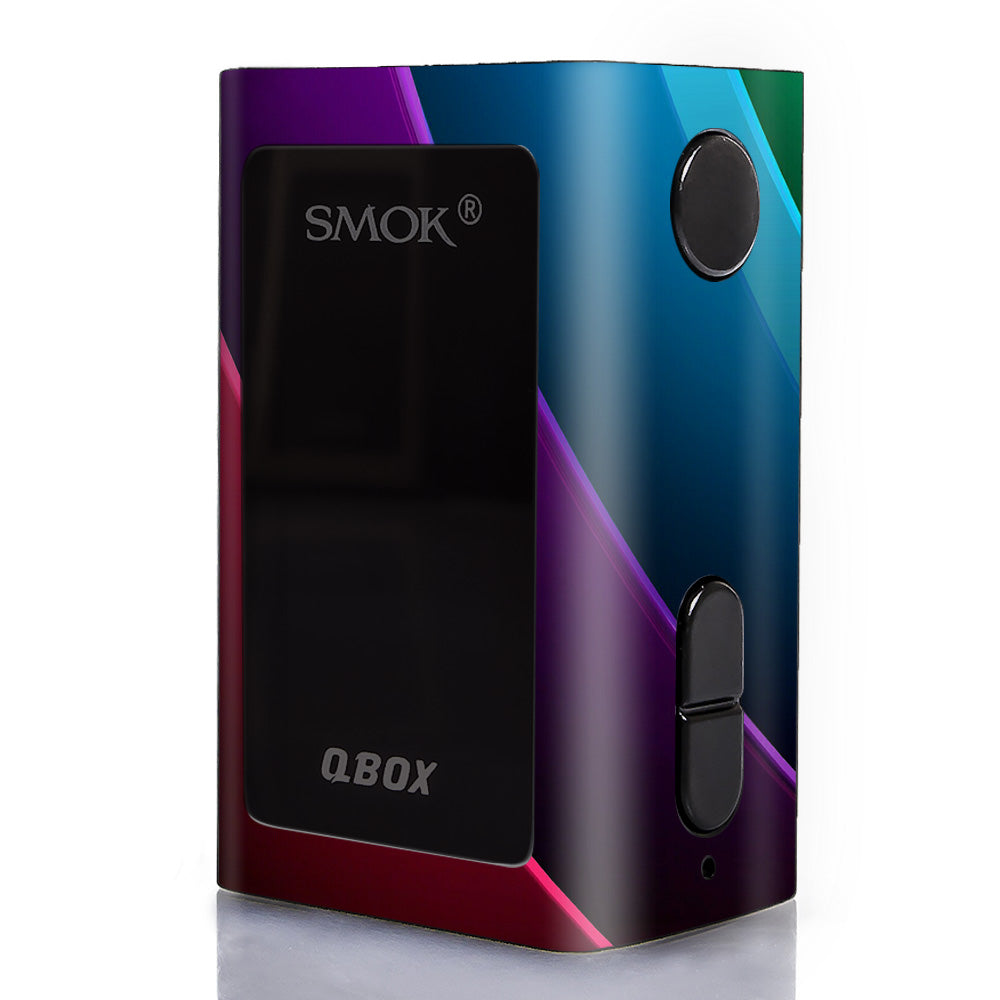  Abstract Colorful Panels Smok Q-Box Skin