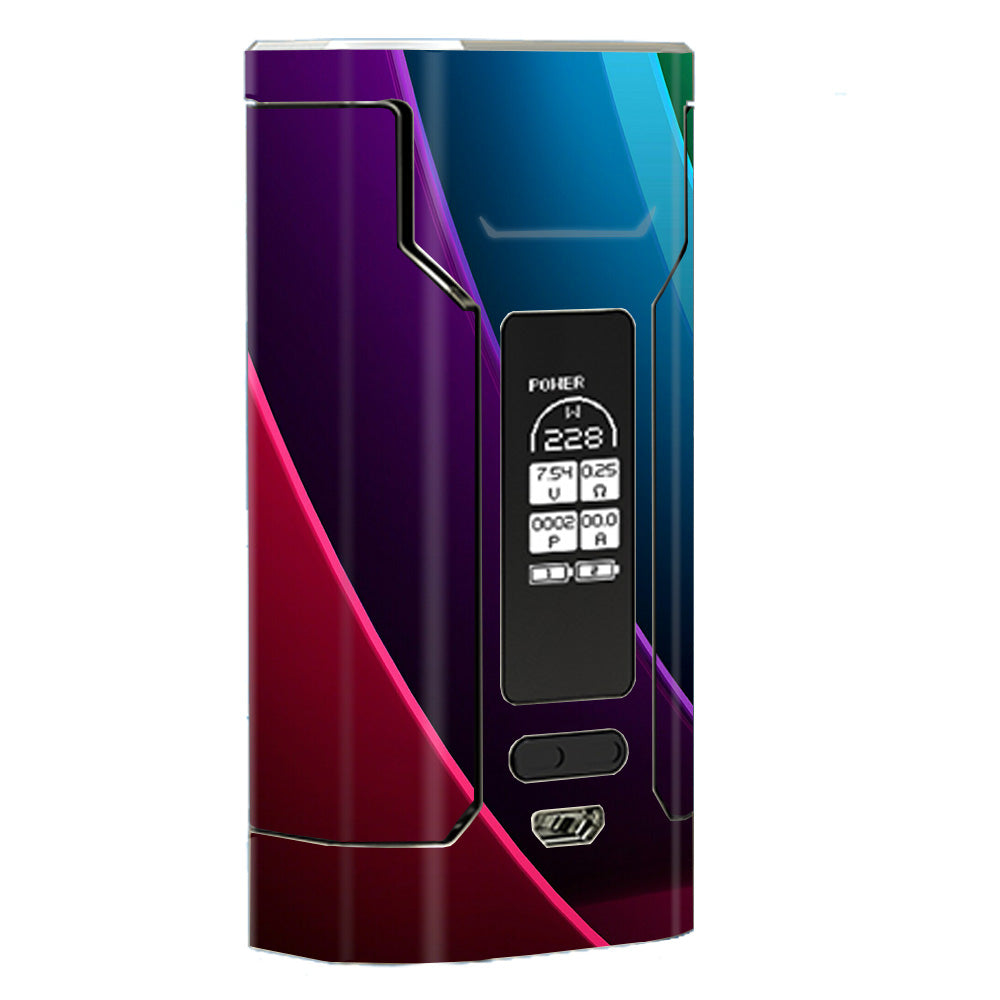  Abstract Colorful Panels Wismec Predator 228 Skin