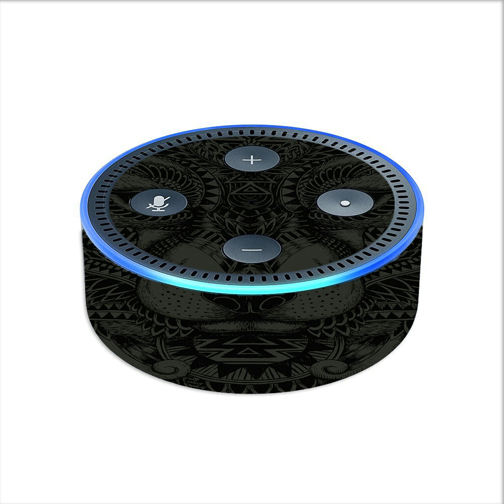  Aztec Lion Wolf Design Amazon Echo Dot 2nd Gen Skin