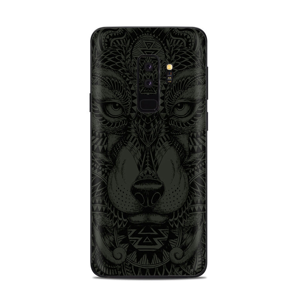  Aztec Lion Wolf Design Samsung Galaxy S9 Plus Skin