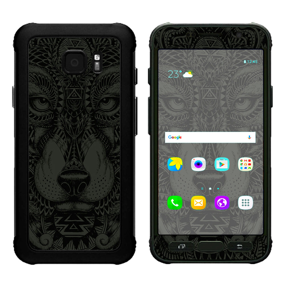  Aztec Lion Wolf Design Samsung Galaxy S7 Active Skin