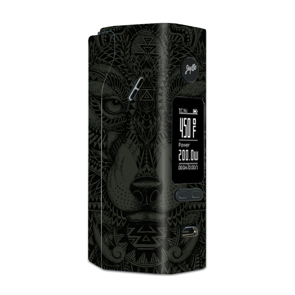  Aztec Lion Wolf Design Wismec Reuleaux RX 2/3 combo kit Skin