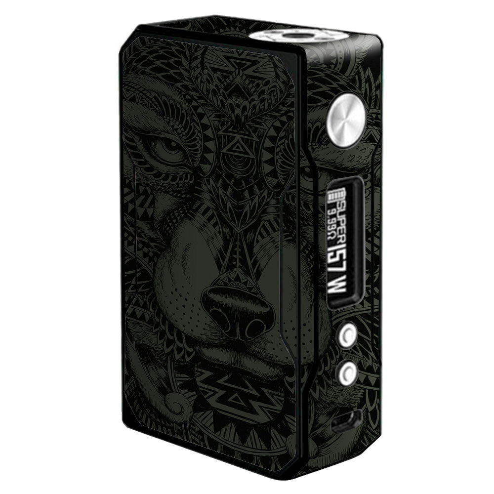  Aztec Lion Wolf Design Voopoo Drag 157w Skin