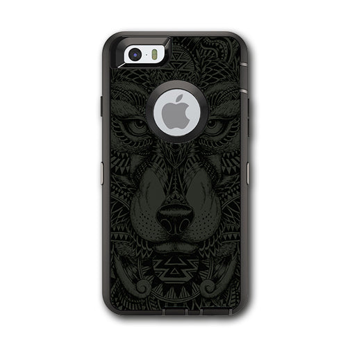  Aztec Lion Wolf Design Otterbox Defender iPhone 6 Skin